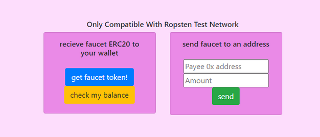 ERC20 Token Faucet